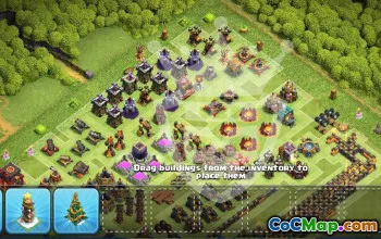 Copy TH10 Clash of Clans Base Layouts #54811