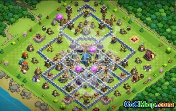 Copy TH12 Clash of Clans Base Layouts #53113