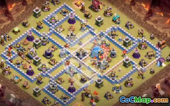 Copy TH12 Clash of Clans Base Layouts #54200