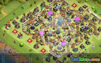 Copy TH12 Clash of Clans Base Layouts #54528