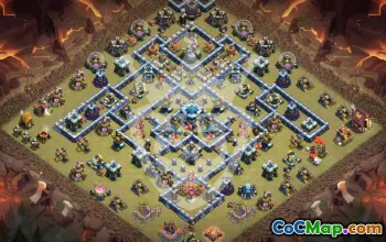 Copy TH13 Clash of Clans Base Layouts #53915