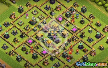 Copy TH14 Base Layout for Clash of Clans #53122