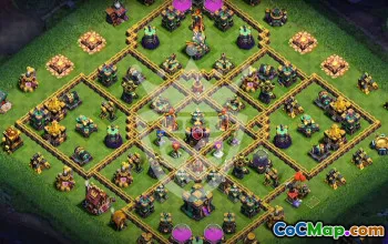 Copy TH14 Base Layouts for Clash of Clans #52579