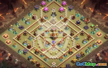 Copy TH16 Clash of Clans Base Layouts #54254