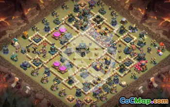 Copy TH17 Base Layouts for Clash of Clans #53490
