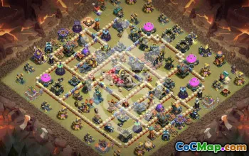 Copy TH17 Base Layouts for Clash of Clans #53900