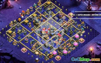 Copy TH17 Base Layouts for Clash of Clans #56000