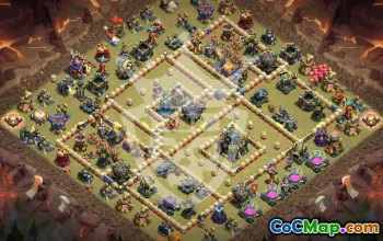 Copy TH17 Base Layouts for Clash of Clans #56038