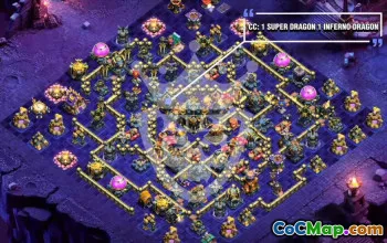 Copy TH17 Base Layouts for Clash of Clans #56291