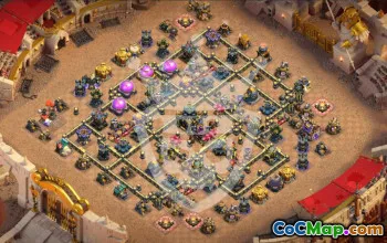 Copy TH17 Base Layouts for Clash of Clans #56625