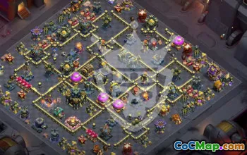 Copy TH17 Clan War and Trophy Base Layouts #53991