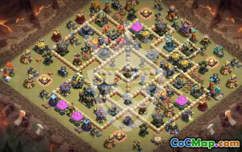Copy TH17 Clash of Clans Base Layouts #55851