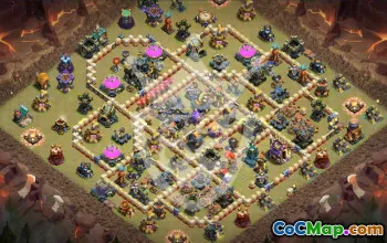 Copy TH17 Clash of Clans Base Layouts #55925