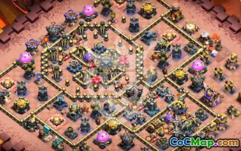 Copy TH17 Clash of Clans Base Layouts #56172