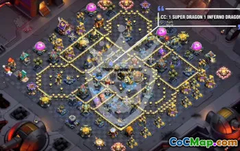 Copy TH17 Clash of Clans Base Layouts #56237