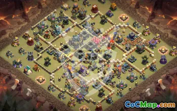 Copy TH17 Clash of Clans Base Layouts #56540
