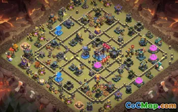 Copy TH18 Base Layouts for Clash of Clans #56902