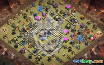 复制Clash of Clans基地  Town Hall 18 #57319