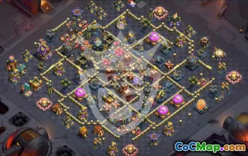 Copy Top Clash of Clans Town Hall 17 Base #53538