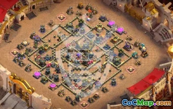 Copy Top Clash of Clans Town Hall 17 Base #55218