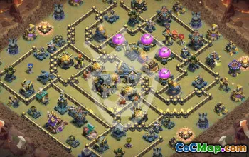 Copy Top TH17 Clash of Clans Base Layouts #54179