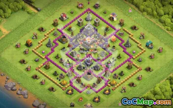 Copy Town Hall 11 Base Layouts with Links #53340