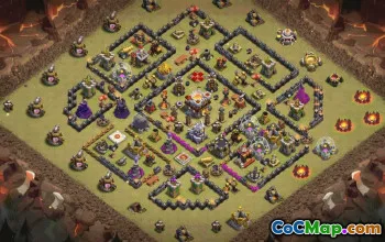 Copy Town Hall 11 Bases | CoC Map & Trophy, War, Home Village #33659
