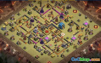 Copy Town Hall 12 Base Layouts | CoC War & Trophy Bases #31924