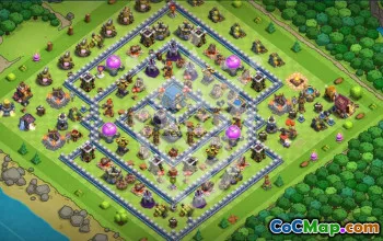 Copy Town Hall 12 Base Layouts for Clash of Clans #53106
