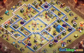 Copy Town Hall 12 Base Layouts for Clash of Clans #54203