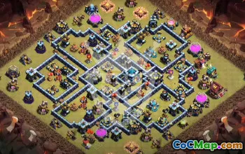 Copy Town Hall 13 Base Layouts for Clash of Clans #53859