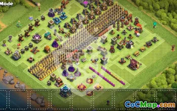 Copy Town Hall 13 Base Layouts for Clash of Clans #54798