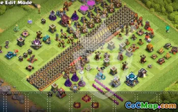 Copy Town Hall 13 Base Layouts for Clash of Clans #54957