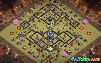 Copy Town Hall 13 Base Layouts | War, Trophy & Home Village #33737