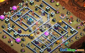 Copy Town Hall 13 Base Layouts with Links #54306