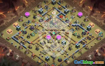 Copy Town Hall 14 Base Layouts with Link #52622