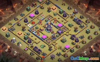 Copy Town Hall 15 Base Layout & Links | Clash of Clans Maps & Strategies #31949