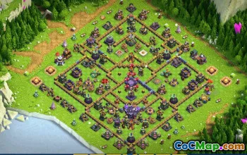 Copy Town Hall 15 Base Layouts | CoC Map & War Bases #31814