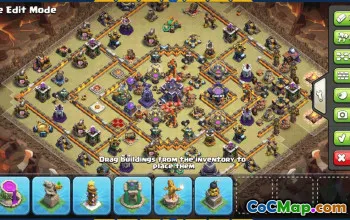 Copy Town Hall 15 Base Layouts | CoC Maps & Trophy War Bases #30637