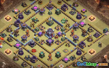 Copy Town Hall 15 Base Layouts | CoC Village & War Maps #32678