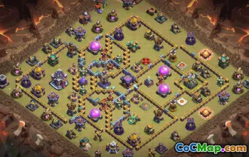 Copy Town Hall 15 Base Layouts | CoC War & Trophy Bases #32916