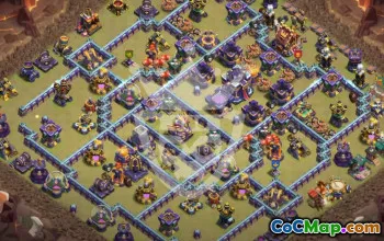 Copy Town Hall 15 Base Layouts with Link #54589