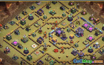Copy Town Hall 15 Base Layouts with Links | CoC Map & War Bases #29360