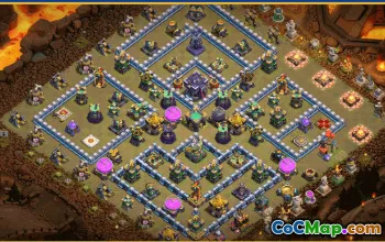 Copy Town Hall 15 Base Layouts with Links | CoC Map & War Bases #29577