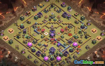 Copy Town Hall 15 Base Layouts with Links | CoC Map & War Bases #32802