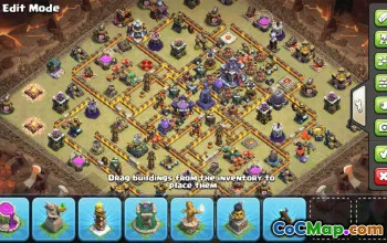 Copy Town Hall 15 CoC Layouts | Base, War, Trophy & Maps #31554