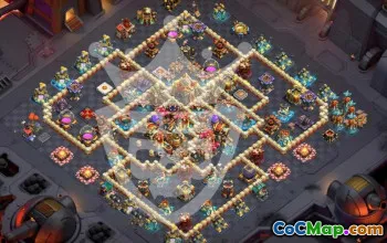 Copy Town Hall 16 Base Layouts & Maps #54255