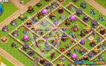 Copy Town Hall 16 Base Layouts with Links #54095