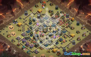 Copy Town Hall 17 Base Layout for Clash of Clans #54778