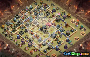 Copy Town Hall 17 Base Layouts for Clash of Clans #52792